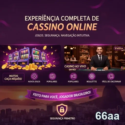 Ilustração de Acesse o Cassino Online 66aa com Login Rápido e Seguro